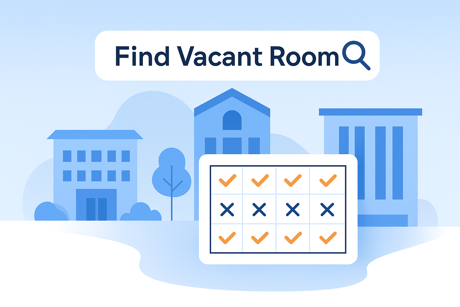 Find Vacant Room Portal